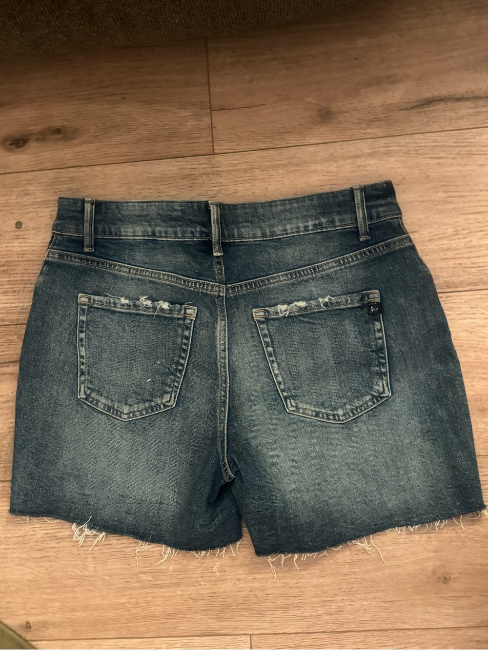 Maurices Blue Distressed Denim Cutoff Shorts Sz 12